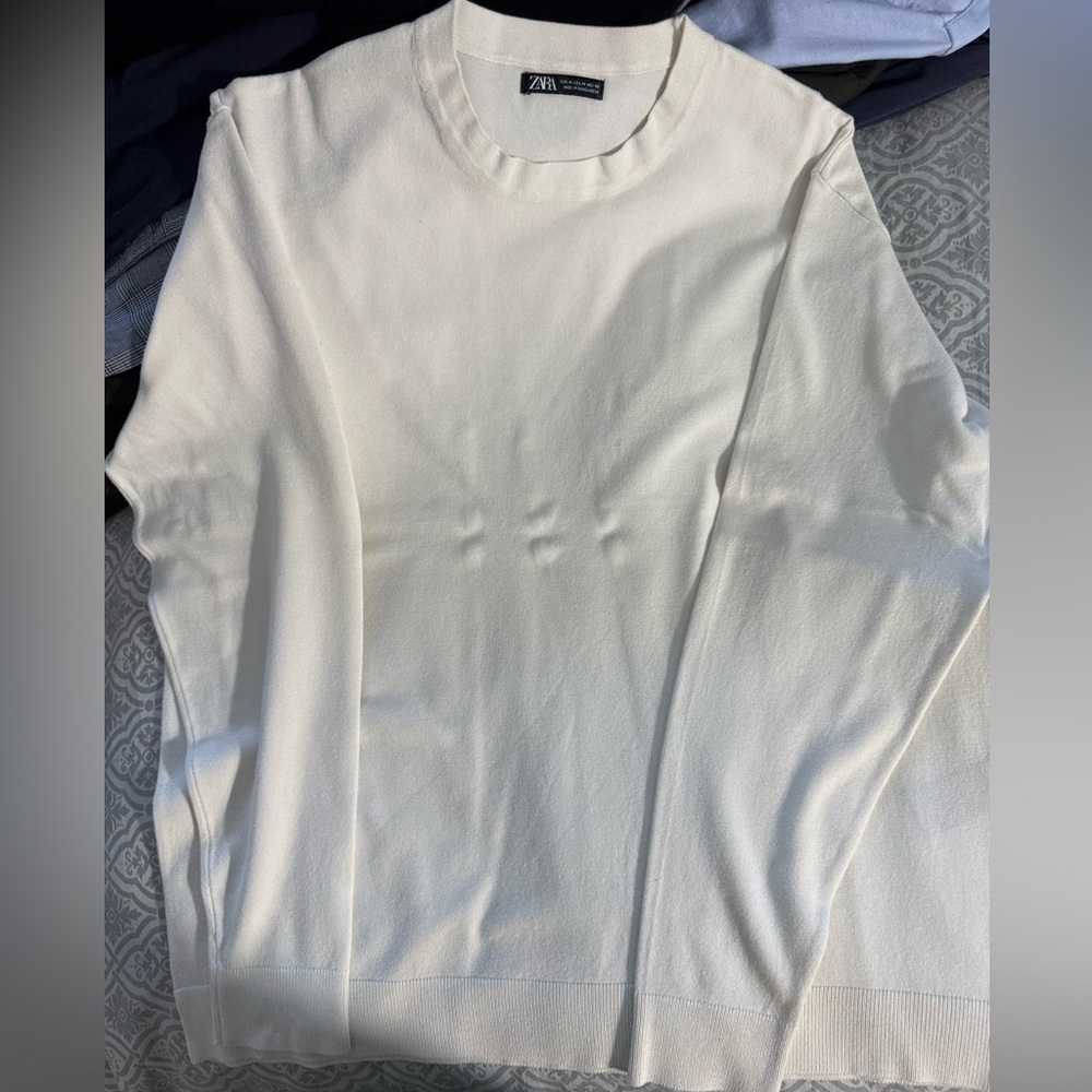 Zara Cream Knit Top